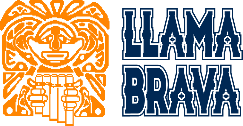 Logo de Grupo de música andina, llama brava de América India